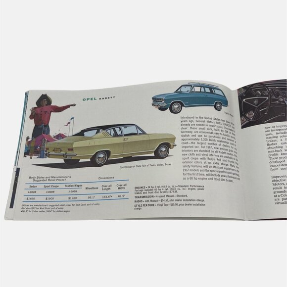 1967 Festivals Are More Fun With GM Showroom Catalog + Extra Car Buying Papers - Picture 11 of 12